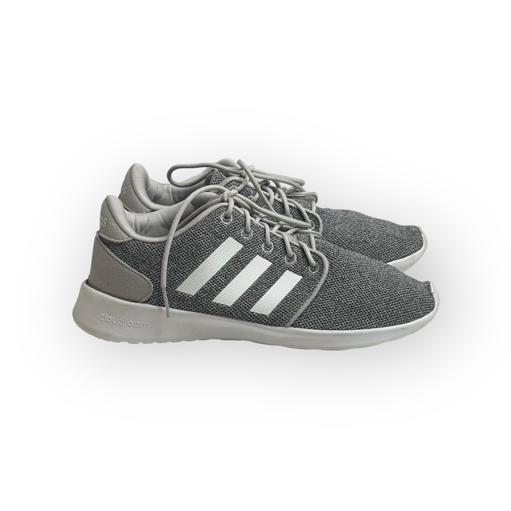 adidas ☀︎︎ Cloudfoam QT Racer Sneakers ☀︎︎ Clear Onix / Cloud White ☀︎︎ Grey 8M - Picture 4 of 16